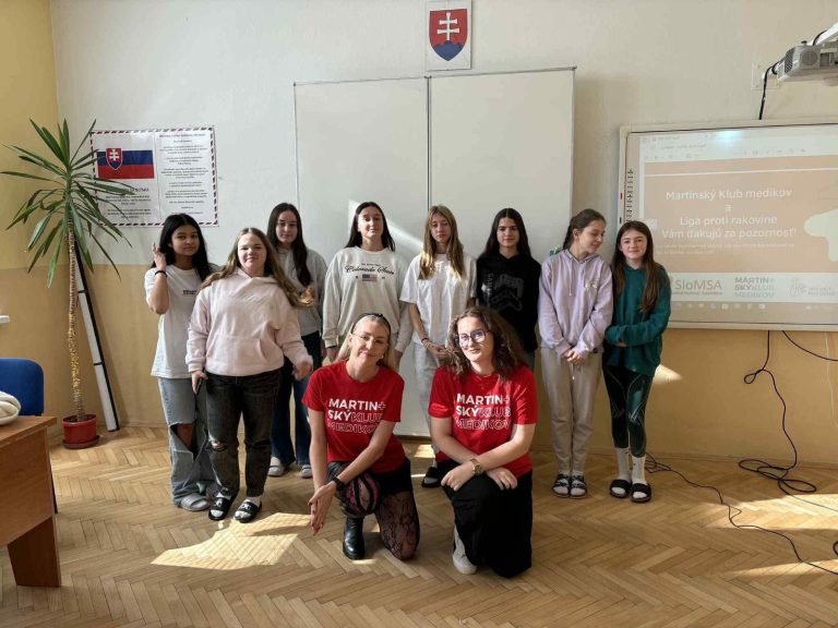 Študentky a lektorky SCORA po prednáške Sexuálna výchova
